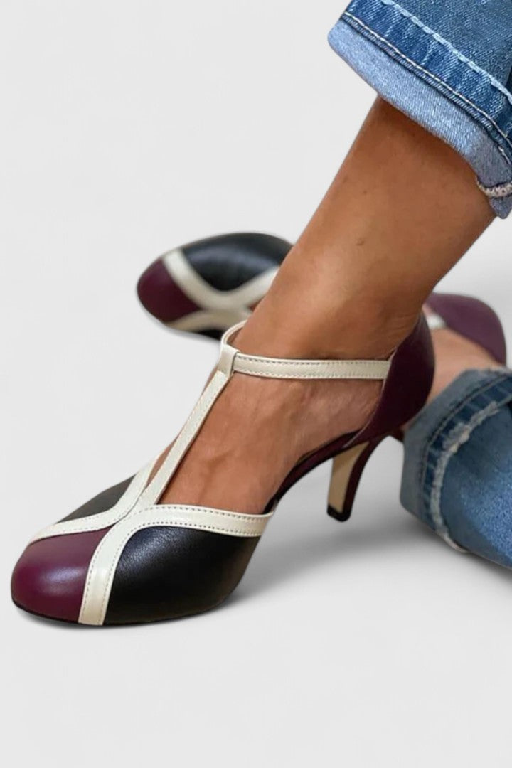 TAZARIAH™ ESCARPINS TEINTE CARAMEL — Maison Dorée
