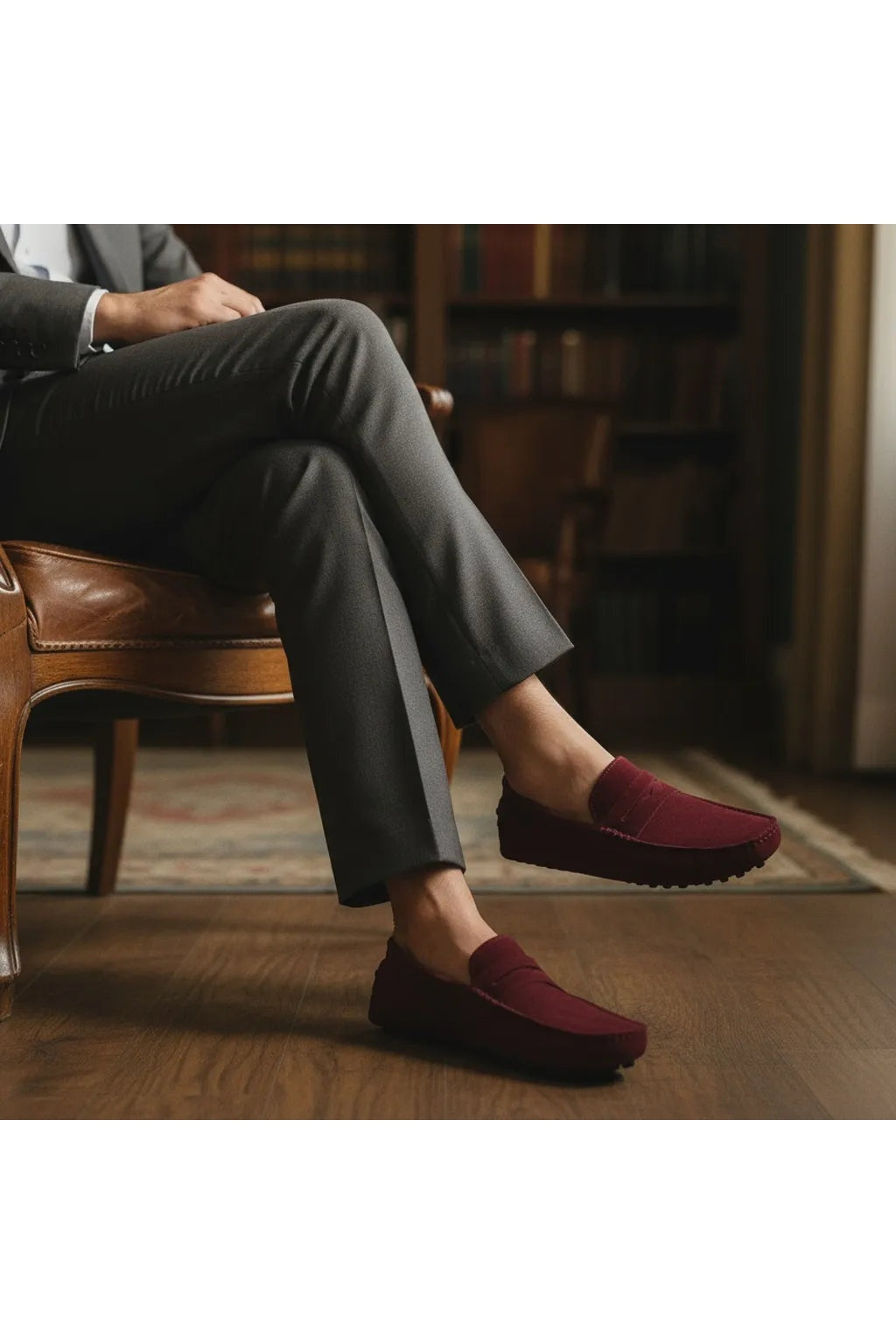 Mocassin en Daim Homme