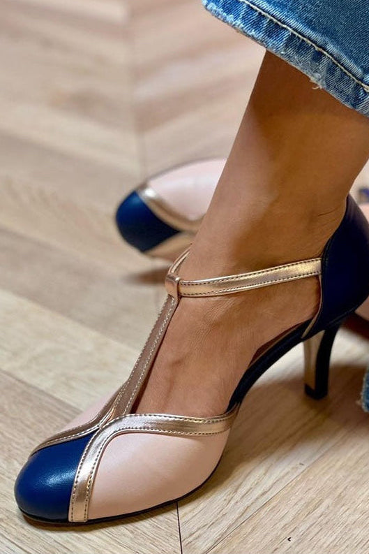 TAZARIAH™ ESCARPINS TEINTE CARAMEL — Maison Dorée