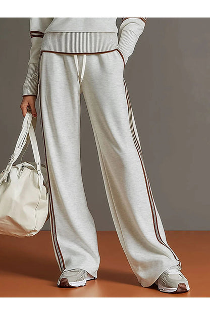 Marietta – chemisier et pantalon à pattes larges