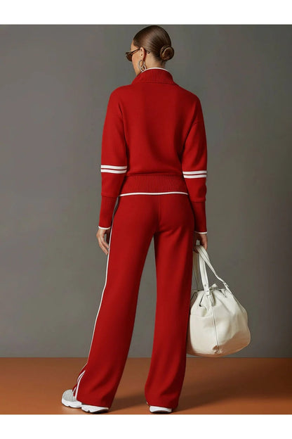 Marietta – chemisier et pantalon à pattes larges
