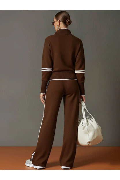 Marietta – chemisier et pantalon à pattes larges