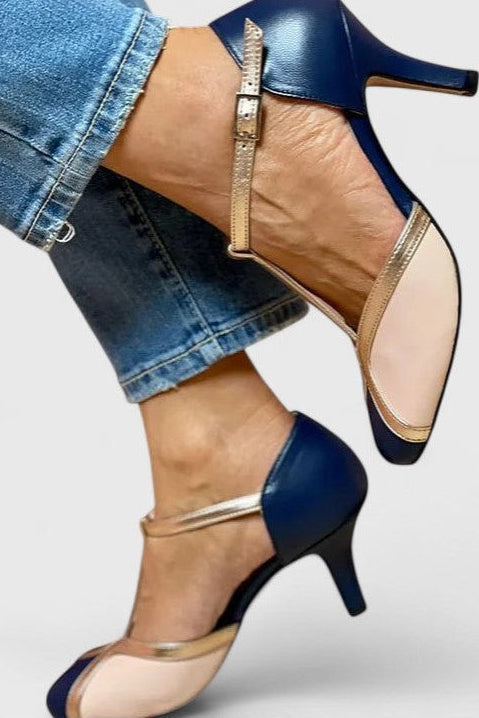 TAZARIAH™ ESCARPINS TEINTE CARAMEL — Maison Dorée