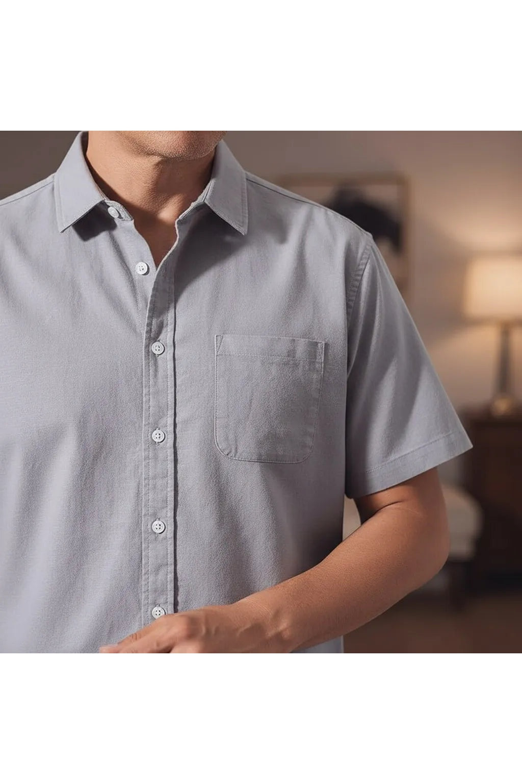 Chemise en Lin Homme Manche Courte