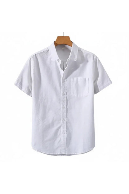 Chemise en Lin Homme Manche Courte