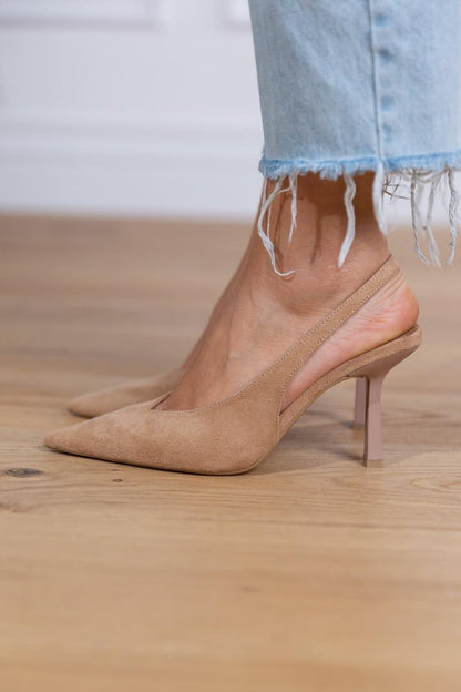 MARLENA™ ESCARPINS À TALON BAS NUDE