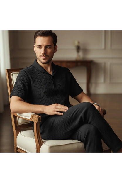 Ensemble old money homme