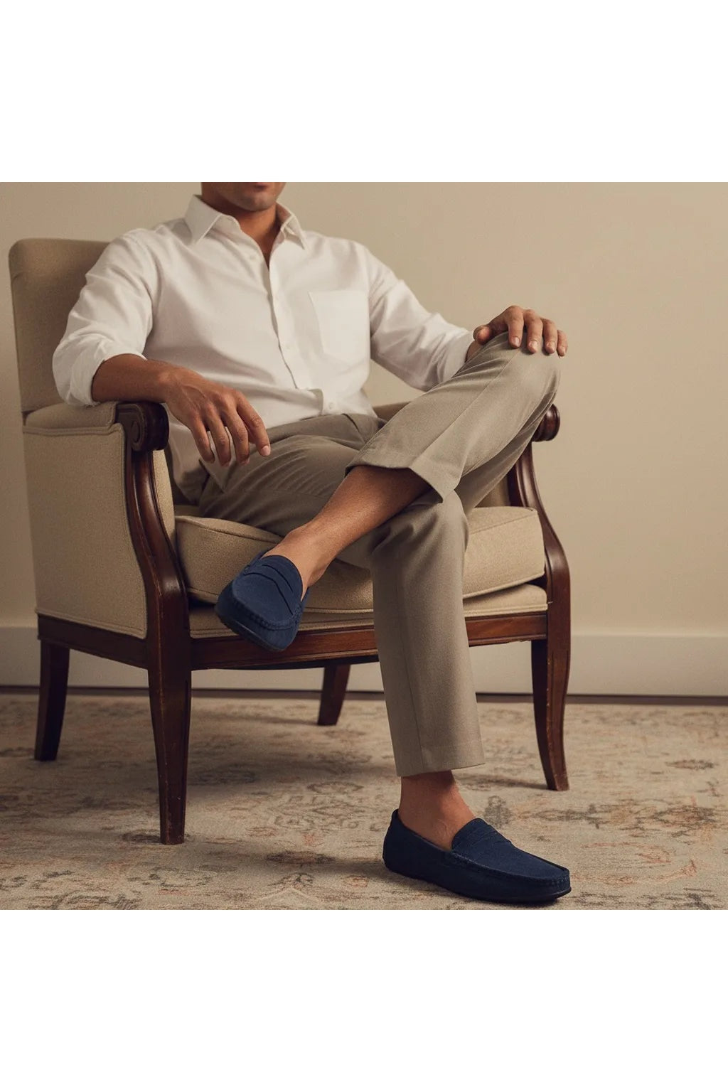 Mocassin en Daim Homme