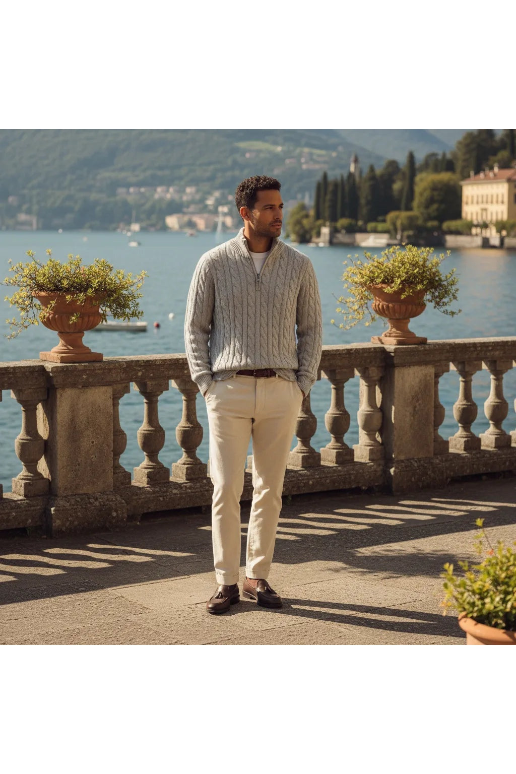 Cardigan Laine Homme