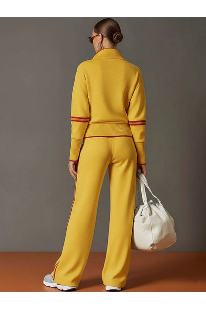 Marietta – chemisier et pantalon à pattes larges
