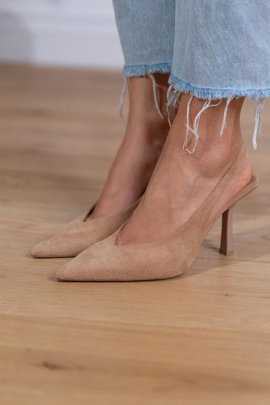 MARLENA™ ESCARPINS À TALON BAS NUDE