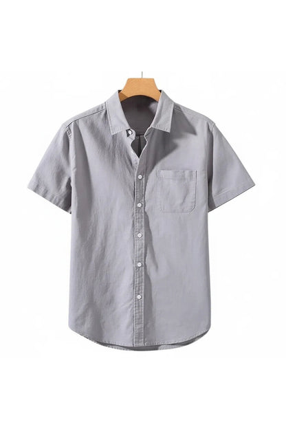 Chemise en Lin Homme Manche Courte