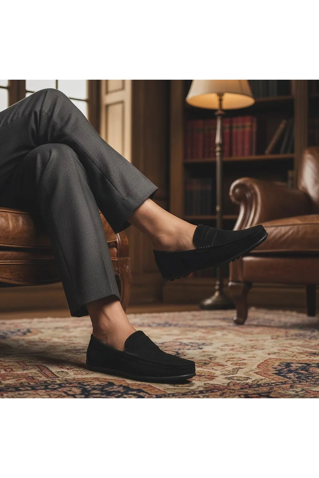 Mocassin en Daim Homme