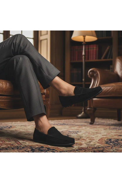 Mocassin en Daim Homme