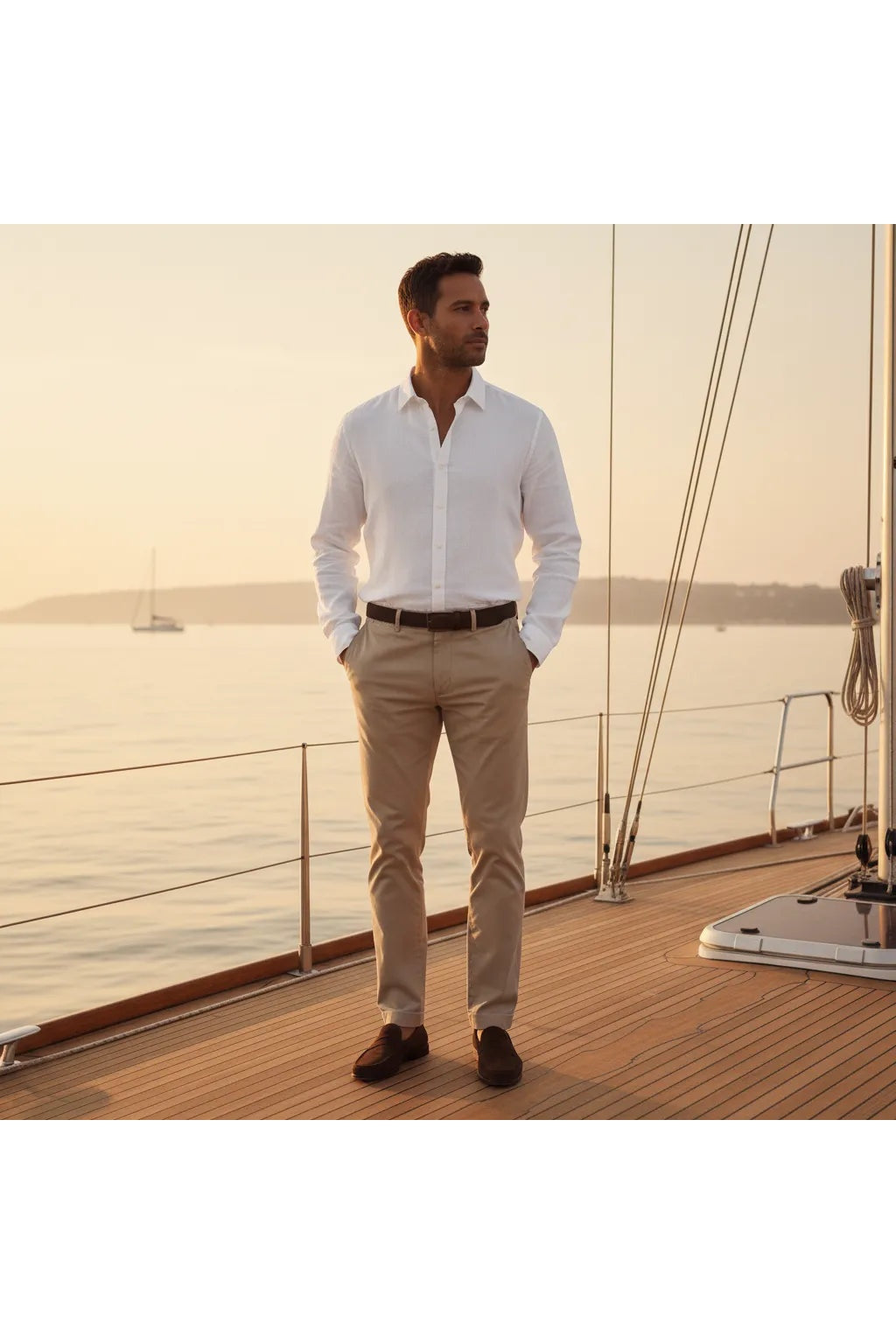 Chemise en Lin Homme Manche Longue