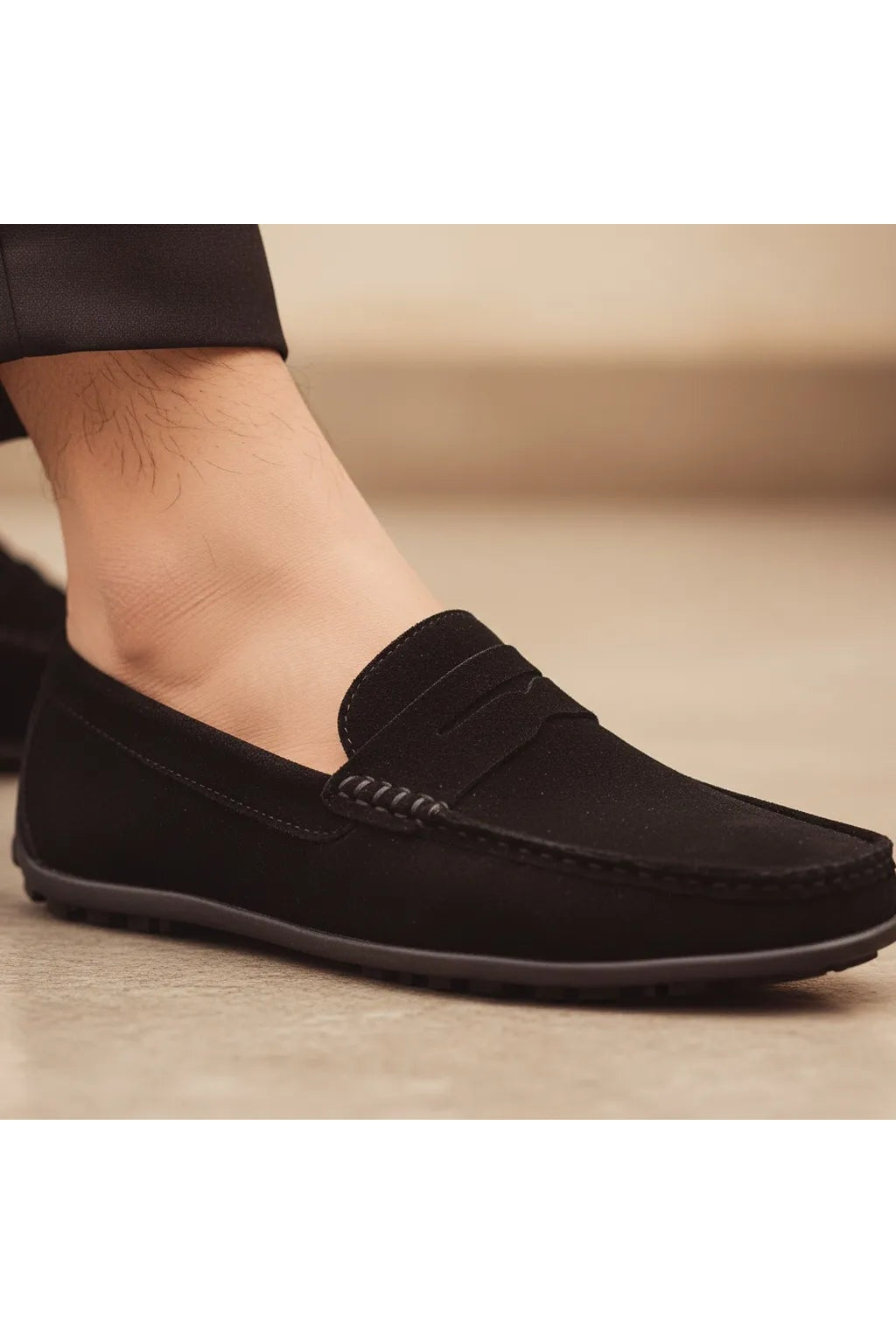 Mocassin en Daim Homme