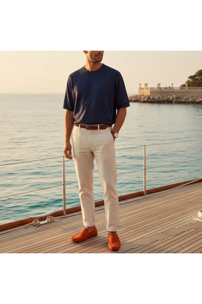 Mocassin en Daim Homme