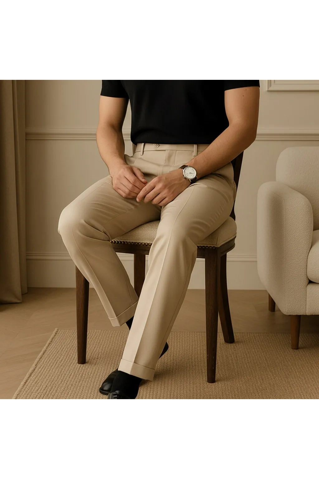 Old Money Pantalon Beige