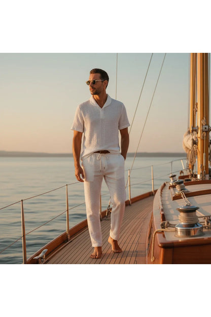 Ensemble old money homme